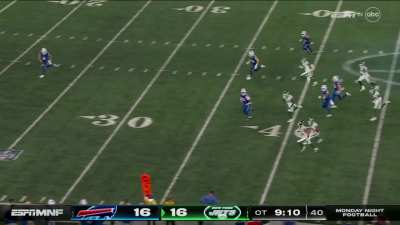 [Highlight] Xavier Gipson returns it for the touchdown and the Jets win it in overtime!