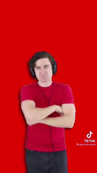 He looks very happy