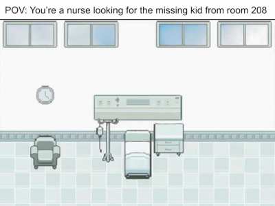 Damn it, where did he go? ... oh shit