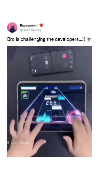 This guys insane gaming skills