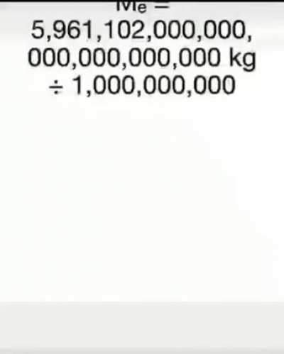 The earth is big but not as big as
