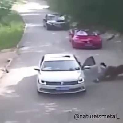 Just getting out of your car