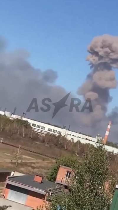 Secondary explosion at the ammo depot in Tikhoretsk flings unexploded ordnance into the city causing further explosions.