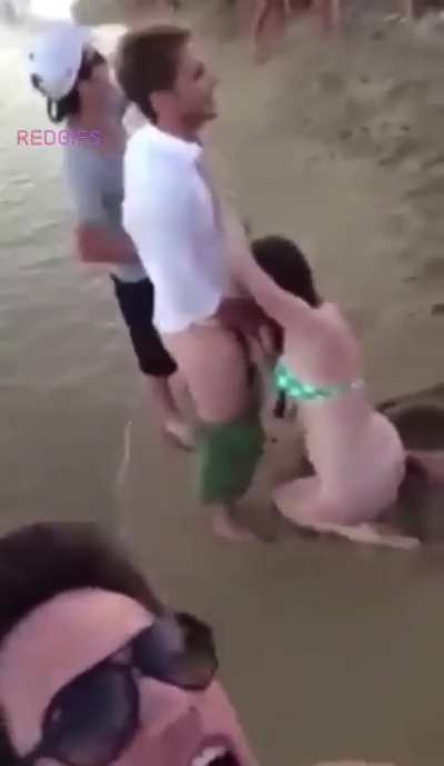 Weird beach action