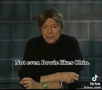 David Bowie recalls playing in Cincinnati