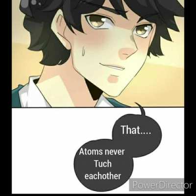 Atoms never tuch