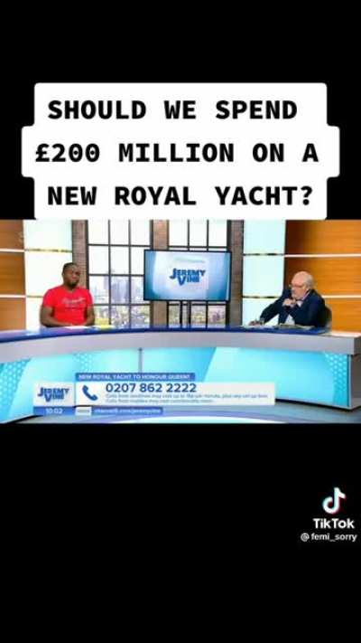 Give £200 million to uselessly rich people or help the citizens of your country