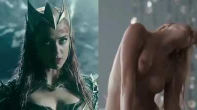 Amber Heard (Superhero vs Undressed)