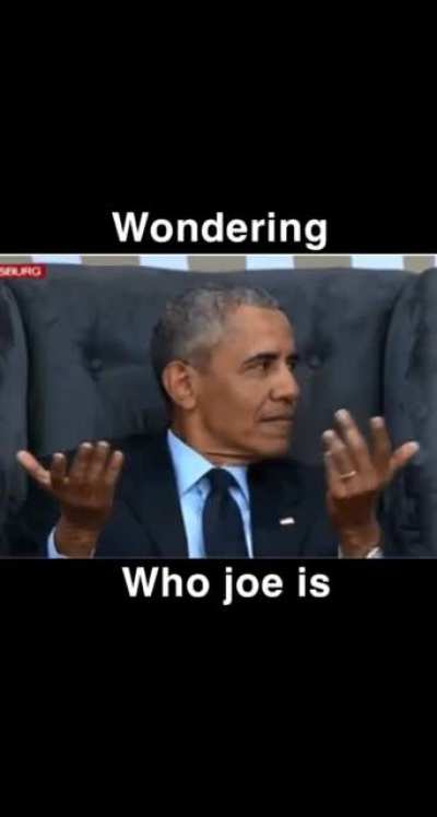 Nobody will tell me who he is, they laugh when i ask😡