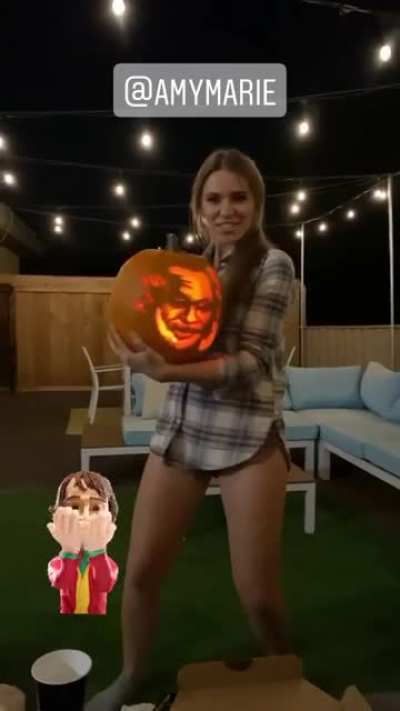 Pumpkin Carving & Legs 1