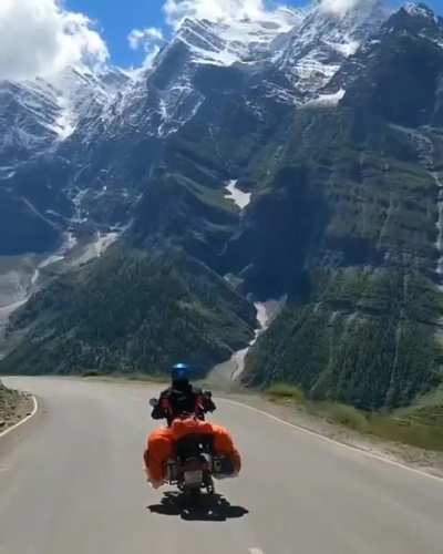 The Leh-Manali Highway in India