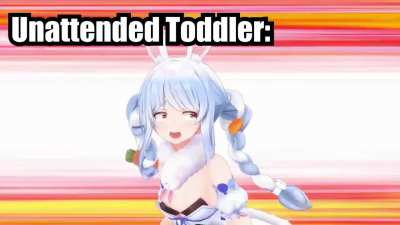 that's a weird looking toddler