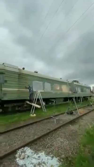 Кинос<wbr>ъемка сцены в поезде.