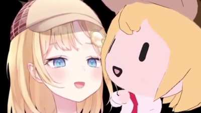 Big Ame and Smol Ame Kiss :o