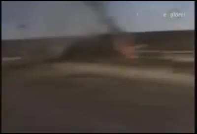 The camera man should be a action movie director, his positioning was perfect.