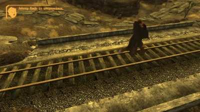 Escaping a Deathclaw in Fallout: New Vegas