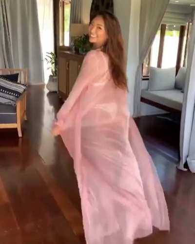 Looking happy