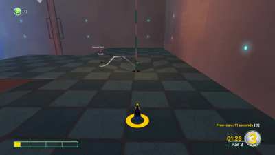 casual minigolf with friends
