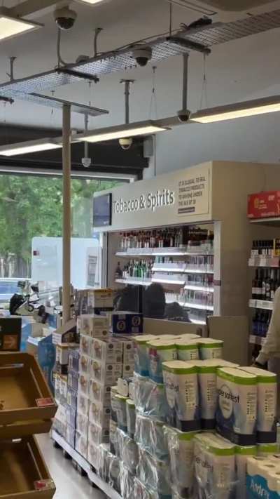 Shoplifters in Clapham North Sainsbury's