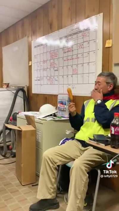First time trying a corn dog