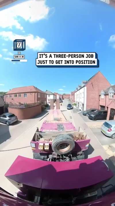 This guy is an amazing truck driver