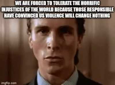 Violence isn't the answer