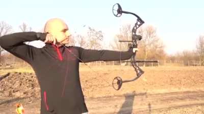 Dude broke his bow with dry fire