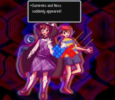 Sumireko and Ness!