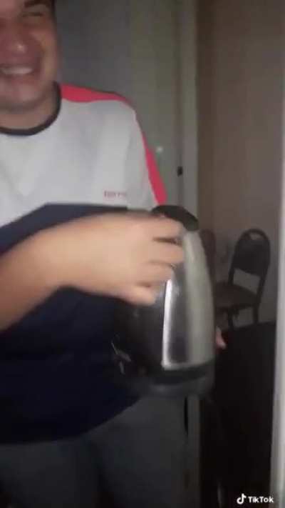 Papa arreglo la luz