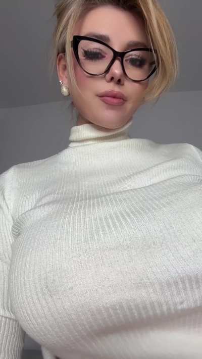 My white turtleneck 