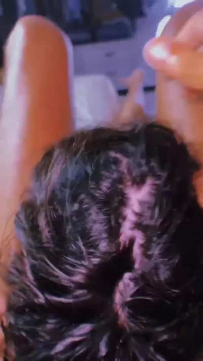 Balls Sucking While Cock Worship Leads Deepthroat Face Fuck