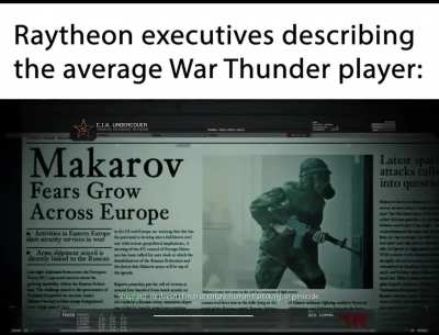 War Thunder intelligence unit (Feared around the world) :)