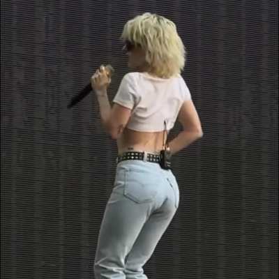 Moving her hips