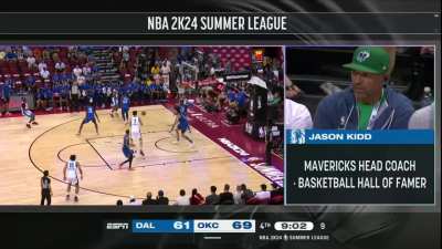 [Highlight] Chet Holmgren works on Dereck Lively in the post then finishes with the scoop