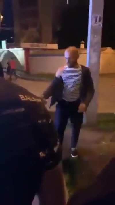 Dude brought a grenade to a fist fight. :O