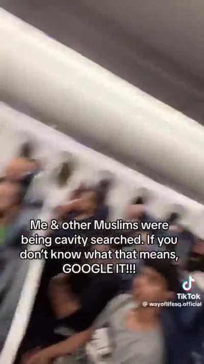 Muslim traveler in Israel gets yelled at by United Airlines employee for delaying the flight. He was late because he was detained by security.