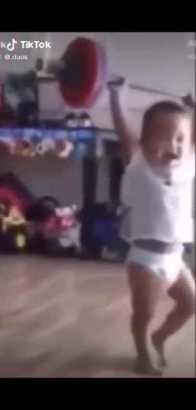 One ripped baby