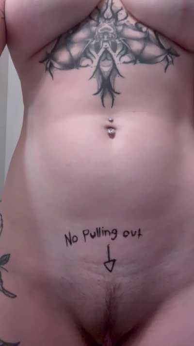 Daddy makes me write such beautiful things on myself 