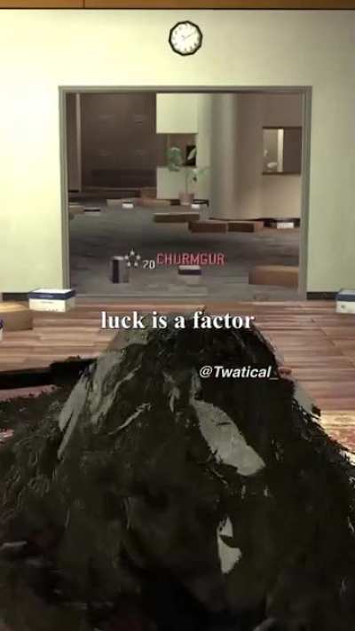 Luck is a factor