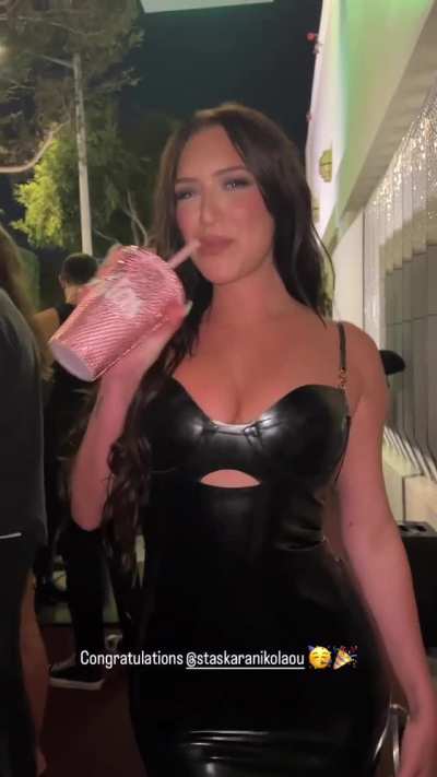 Leather Dress Hottie