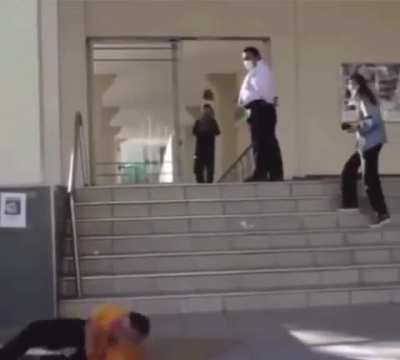 Skateboarding meanwhile it isn't allowed