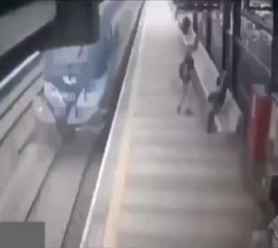 Human becomes a projectile
