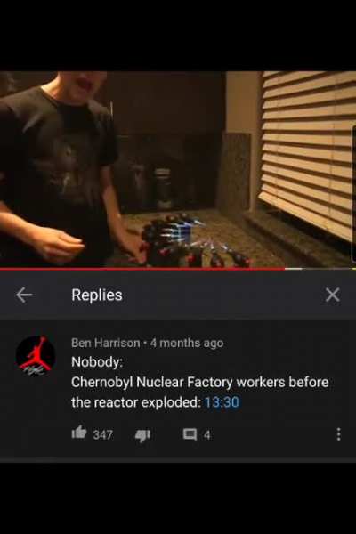 Chernobyl be like