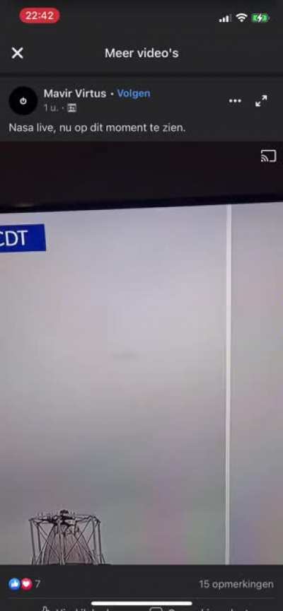 UFO spotted by Starship SN15 Flight Test at NASA (livestream)