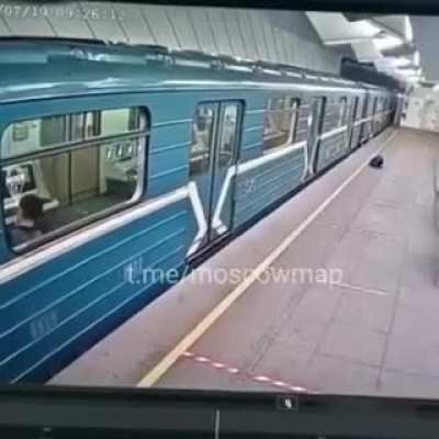 Jumping in front of a moving train