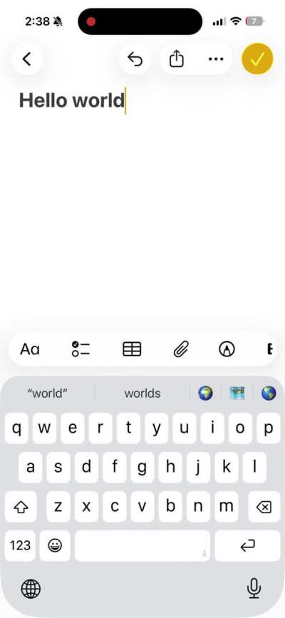 How is the Apple Notes editing toolbar implemented in SwiftUI?