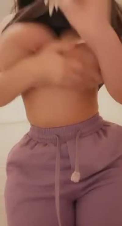 Huge natural titties on my 5’1 frame [oc]