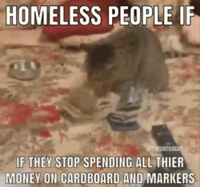 H*meless people