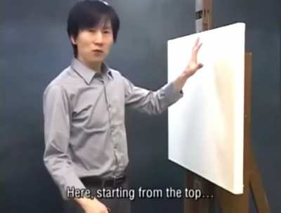 Reverse Bob Ross at it again