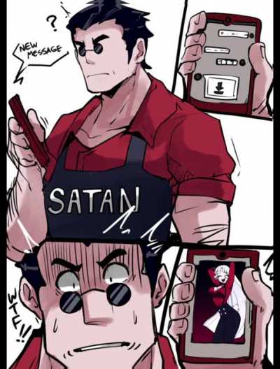 Helltaker message